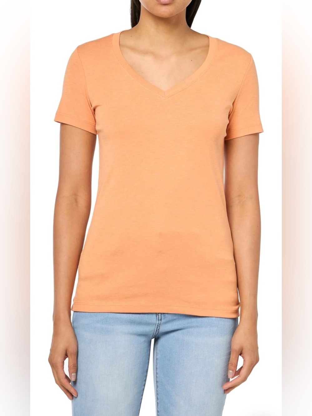 Eddie Bauer Womens Women's Short Sleeve Favorite Vneck Tee-SIZE XS